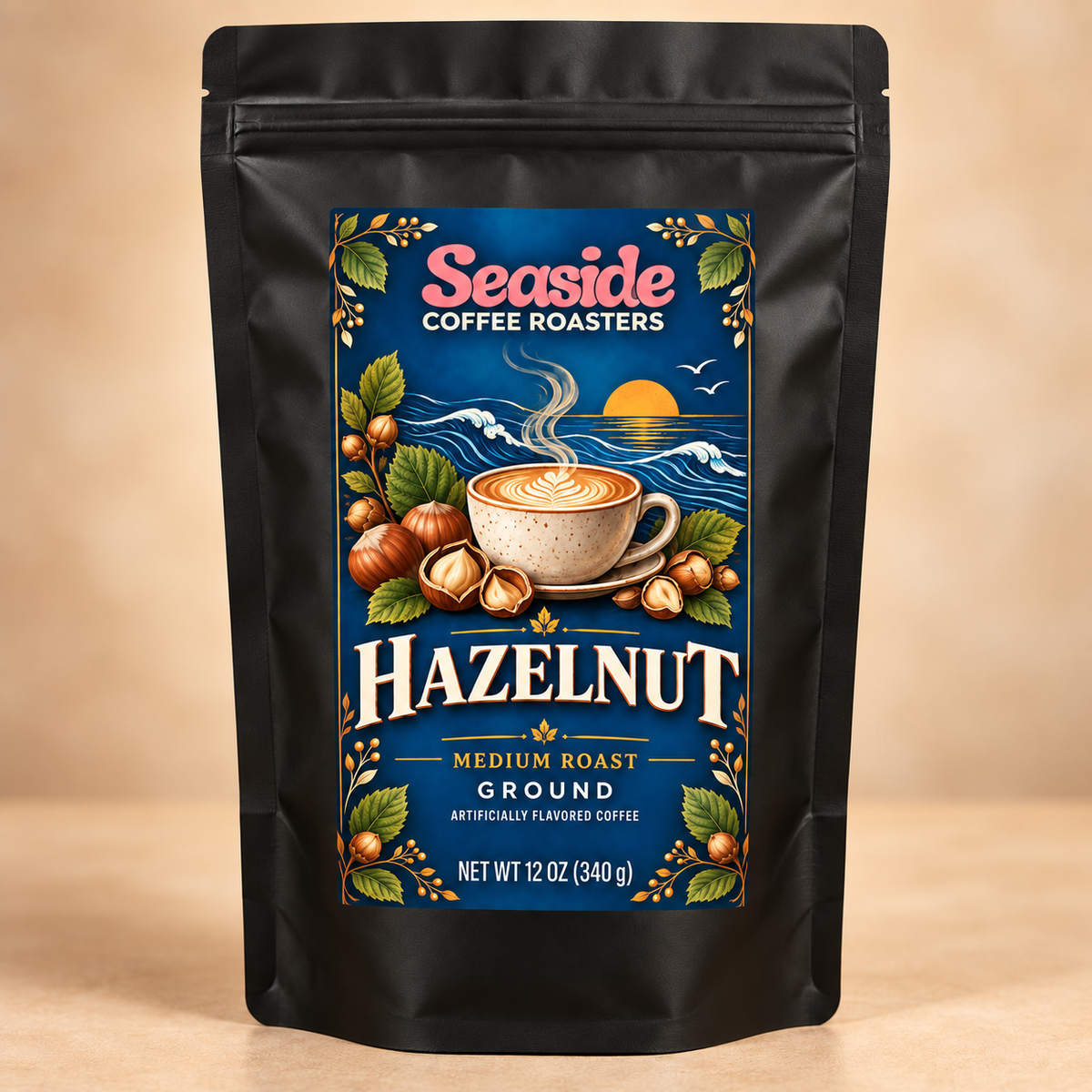 Hazelnut Bag ground 12 oz 340 gr.