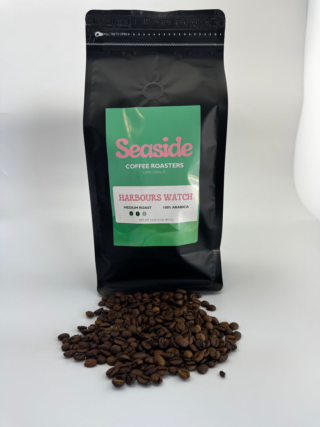 Harbour’s Watch – 2 lb Whole Bean Coffee (Medium Roast)