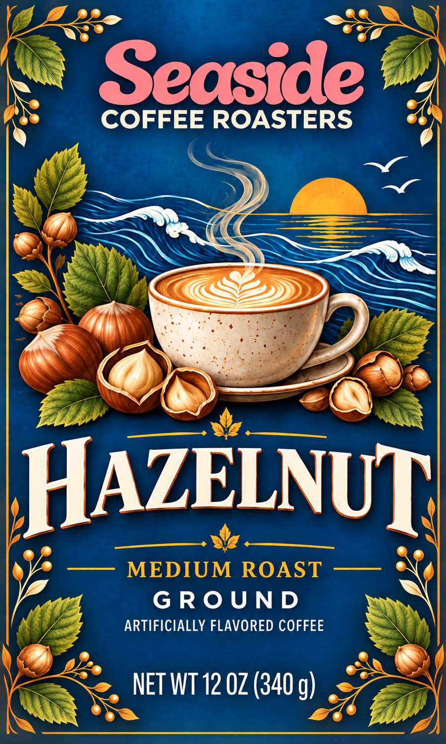 Hazelnut Bag ground 12 oz 340 gr.