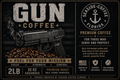 Gun Coffee – Premium Roast 2 lb grounded